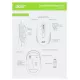 Мышь ACER OMR070 черный