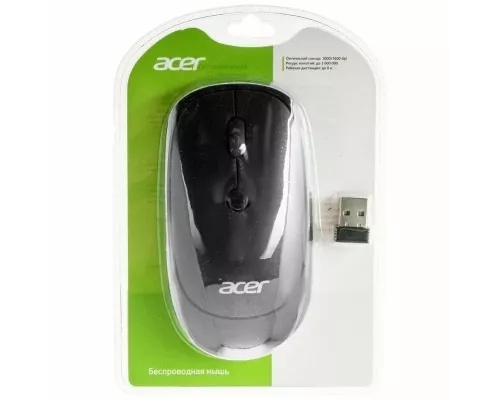 Мышь ACER OMR137 черный