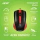 Мышь ACER OMW012 черный/красный