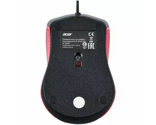 Мышь ACER OMW012 черный/красный