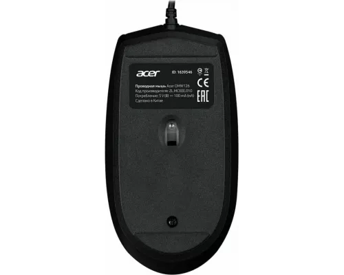 Мышь ACER OMW126 черный