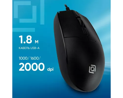 Мышь OKLICK 147M черный