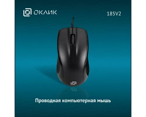 Мышь OKLICK 185V2 черный