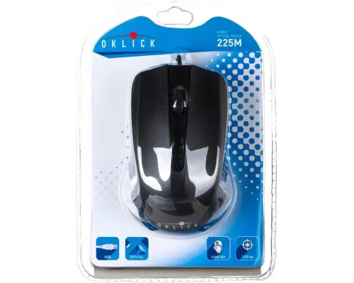 Мышь OKLICK 225M черный