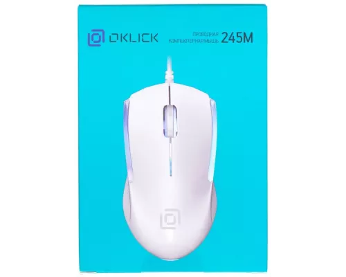 Мышь OKLICK 245M белый