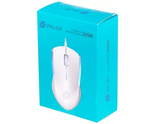 Мышь OKLICK 245M белый