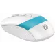 Мышь OKLICK 310MW белый/синий