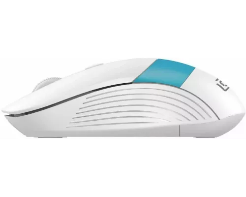 Мышь OKLICK 310MW белый/синий