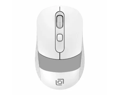 Мышь OKLICK 310MW белый/синий