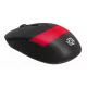 Мышь OKLICK 310MW черный/красный