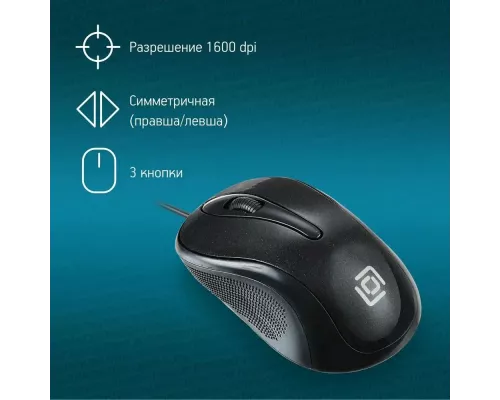 Мышь OKLICK 385M черный