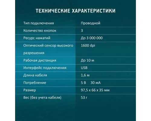 Мышь OKLICK 385M черный