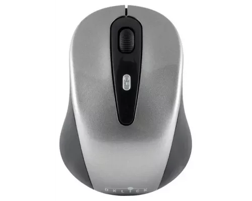 Мышь OKLICK 435MW серый/черный