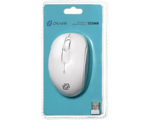 Мышь OKLICK 505MW белый