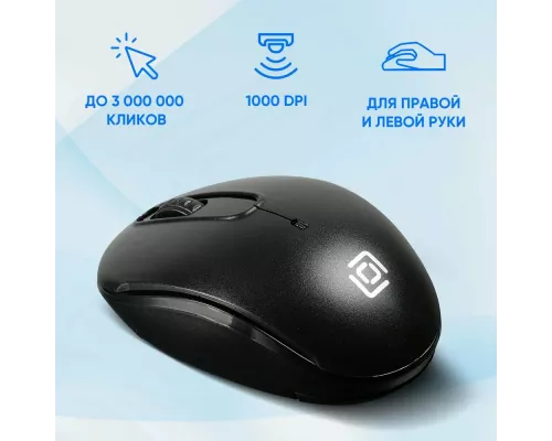 Мышь OKLICK 505MW черный