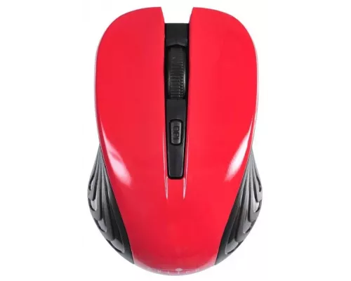 Мышь OKLICK 545MW черный/красный