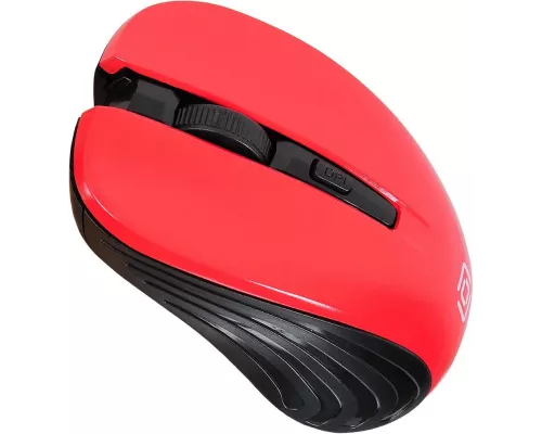 Мышь OKLICK 545MW черный/красный