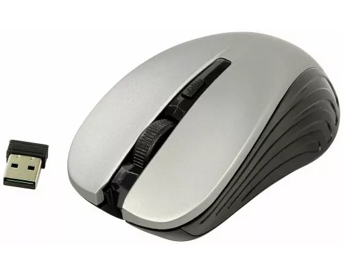 Мышь OKLICK 545MW черный/серый