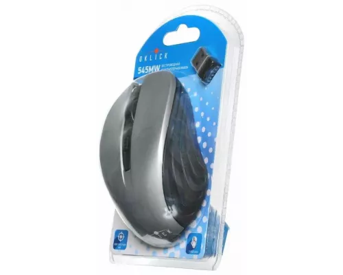 Мышь OKLICK 545MW черный/серый