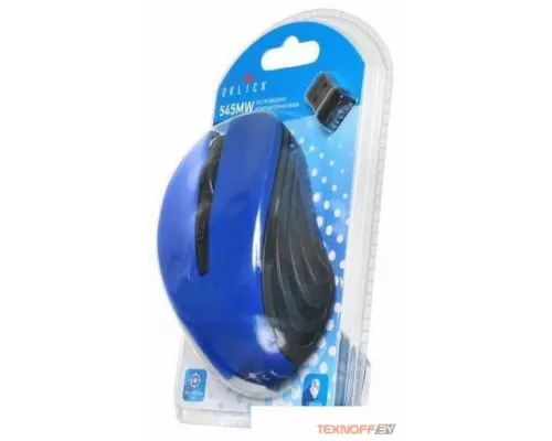 Мышь OKLICK 545MW черный/синий