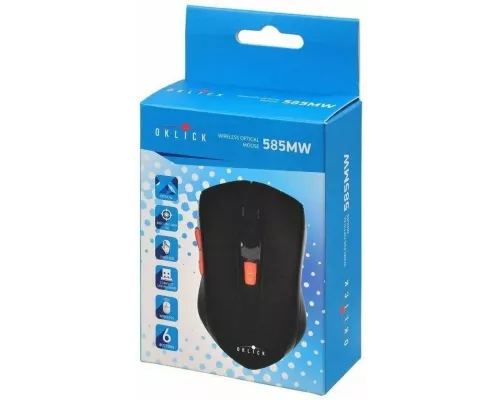 Мышь OKLICK 585MW черный