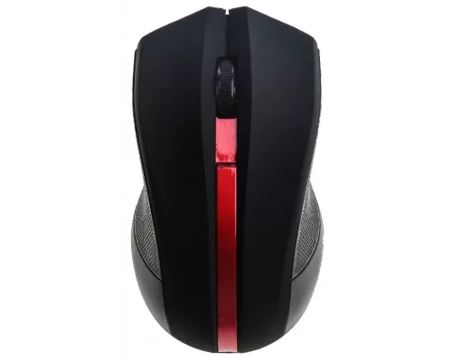 Мышь OKLICK 615MW черный/красный
