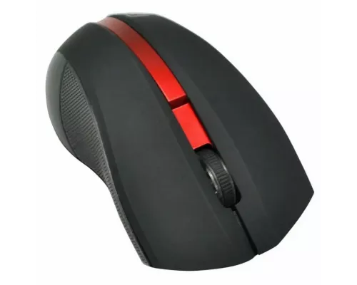 Мышь OKLICK 615MW черный/красный