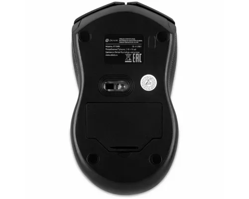 Мышь OKLICK 615MW черный/красный