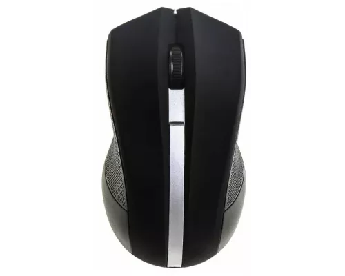 Мышь OKLICK 615MW черный/серебристый