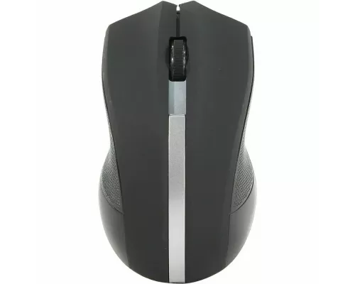 Мышь OKLICK 615MW черный/серебристый