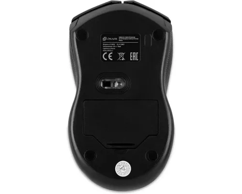 Мышь OKLICK 615MW черный/синий