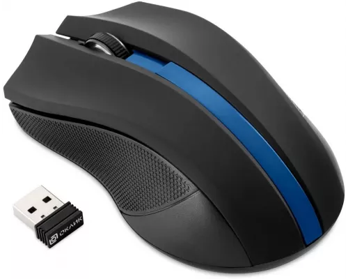 Мышь OKLICK 615MW черный/синий