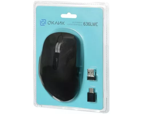 Мышь OKLICK 636LWC черный