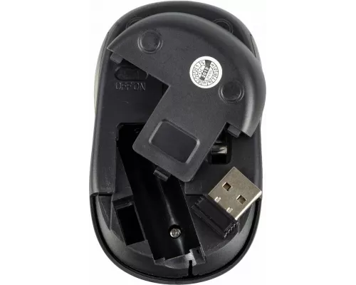 Мышь OKLICK 665MW черный/красный