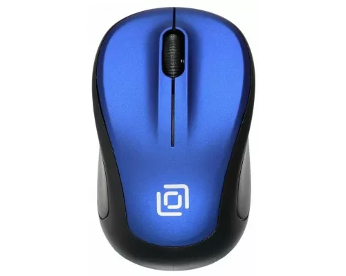 Мышь OKLICK 665MW черный/синий