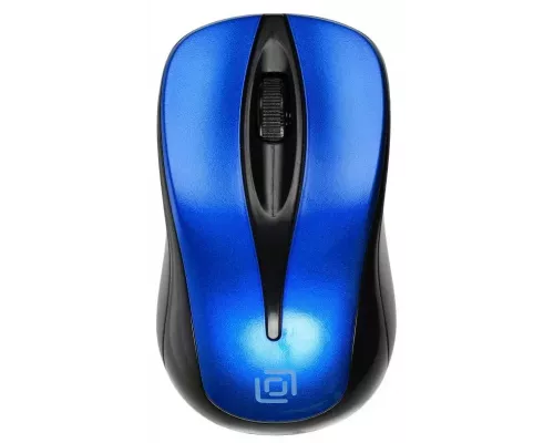 Мышь OKLICK 675MW черный/синий