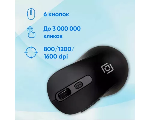 Мышь OKLICK 677MW черный