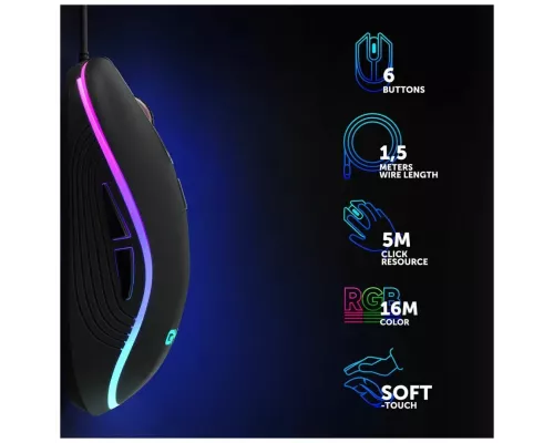 Мышь OKLICK 723GM черный