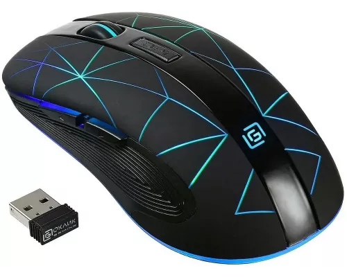 Мышь OKLICK 976GW черный
