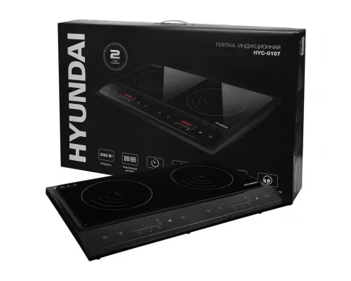 Настольная плита HYUNDAI HYC-0107 черный