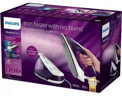 Парогенератор PHILIPS GC7933/30 фиолетовый/белый