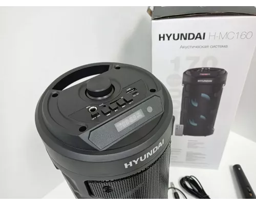 Портативная колонка HYUNDAI H-MC160 черный
