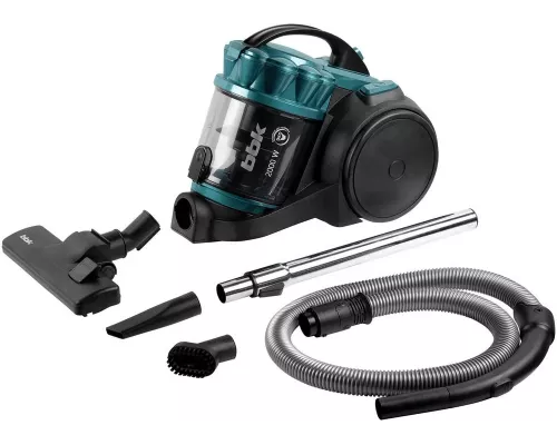Пылесос BBK BV1505 черный/изумрудный