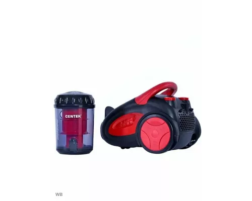 Пылесос CENTEK CT-2520 черный/красный