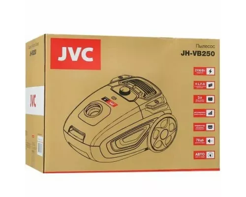 Пылесос JVC JH-VB250 серебристый