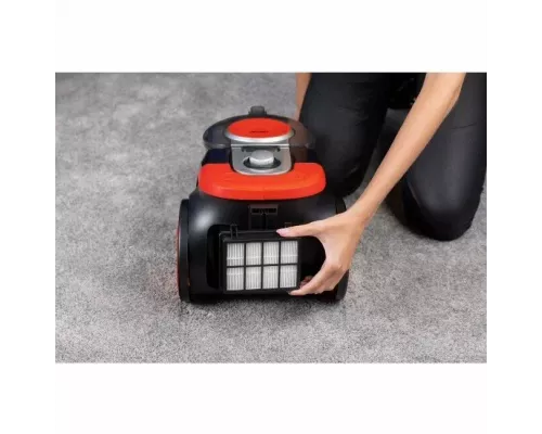 Пылесос ZELMER ZVC0021P серый/красный