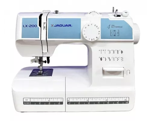Швейная машина JAGUAR LX-200 белый/голубой