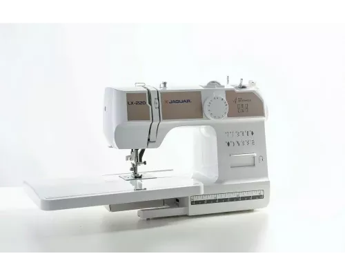 Швейная машина JAGUAR LX-220 белый/кофейный
