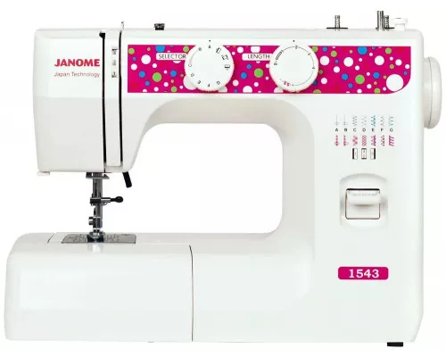 Швейная машина JANOME 1543 белый