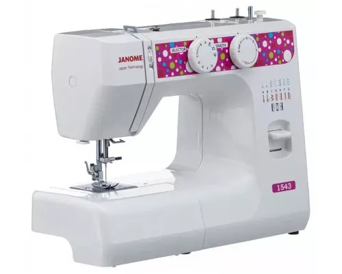 Швейная машина JANOME 1543 белый
